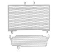 Grille Protection Radiateur Moto pour Speed pour Triple 1050 2005 2006 2007 2008 2009 2010 Refroidisseur Huile Calandre radiateur Moto(A Silver 1 Set)