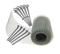 Grille Protège-Gouttière en PVC 6m X 16cm pour Toitures | Filtration des Feuilles, Installation Facile, Ajustement DIY, pour Gouttières de Toit et Maisons