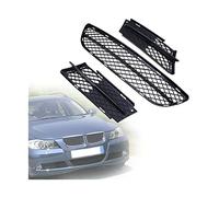 Grille Radiateur Grilles Inférieures De Pare-chocs Avant Couvercle De Capot Antibrouillard Pour 3-Series E90 Berline 2005-2008(Black 1 Set)