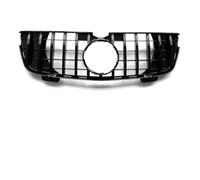 Grille Radiateur Pour Benz Classe GL X164 2007-2012 GL320 GL350 GL450 GL500 GL550 Kit Tuning Pare-chocs Avant Supérieur Calandre Centrale Radiateur calandre radiateur(Le noir)