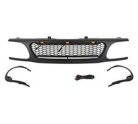 Grille Radiateur Pour Explorer 1995 1996 1997 1998 1999 2000 2001 Calandre Avant Noir Mat Grilles Avec Barre Lumineuse ABS Grille Pare-chocs(With Light)