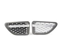Grille Radiateur Pour L320 Pour Range Pour Rover Pour Sport 2005-2009 Car Styling Front Side Fender Air Vent Grill ABS Grill(Gray silver silver)