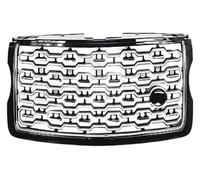 Grille Radiateur Pour Land Pour Rover Pour Range Pour Rover Pour Vogue Pour SVA 2013-2017 Calandre Pare-chocs Avant Grilles Radiateur Maille Capot(Black silver)
