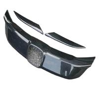 Grille Radiateur Pour VEZEL Pour HR-V 2019 2020 Capot Avant Voiture Calandre Moulage Revêtement D'habillage Pare-chocs Grilles Radiateur(Carbon fiber style)