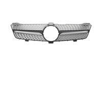 Grille Radiateur Sport Calandre De Pare-choc Avant Chromée Et Diamants Noirs Pour Pour Benz Pour Classe CLS Pour W219 Pour CLS350 Pour CLS500 2005-2008(Diamond-Chrome Black)