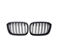 Grille Radiateur Voiture Calandre Avant À Double Barrettes Style Course Pour BMW Série 3 4 X3 Et X4 (G01 G02 G08 2018-2021) Calandre Voiture(Matte Blk)