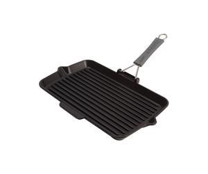 Grille Rectangulaire 34 cm Staub Aluminium antiadhésif 1202223 Noir