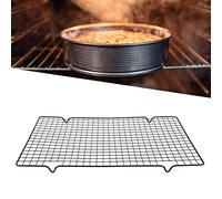 Grille Rectangulaire à Gâteaux, Volette de Refroidissement et Cuisson en Acier Inoxydable Grille de Refroidissement Pâtisserie pour Ménage Pâtisserie Café Restaurant - 40.6x25.5x2cm