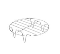 Grille Refroidissement Ronde - Cuisson Acier Inoxydable, Support Barbecue, Plateau Aération Cuisine, Accessoire Grillade Résistant, Anti Chaleur, Cercle Pâtisserie Métallique | Jardin Terrasse