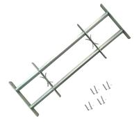 Grille réglable de sécurité de fenêtres et 2 barres 500-650 mm