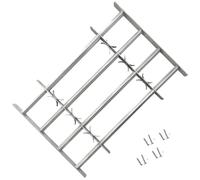 Grille réglable de sécurité de fenêtres et 4 barres 500-650 mm