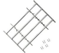 Grille réglable de sécurité de fenêtres et 4 barres 500 650 mm G
