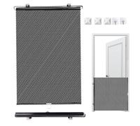 Grille Rétractable Pour Chiens Barrière Bébé Escamotable pour Escaliers