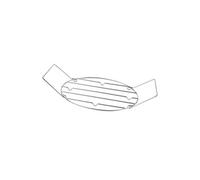 Grille roaster ovale 36,5x26,5 cm - - Argent - Acier