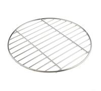 Grille Rond 30cm Polie Anti-Déformation Grille Rond 30cm Polie(35cm) | Acier inoxydable pour robuste, maille fine uniforme, cuisson homogène, idéal barbecue, nettoyage facile