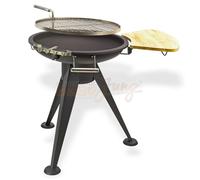 Grille ronde avec grille en acier inoxydable 55 cm Nevada