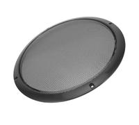 Grille Ronde de Haut-Parleur Audio en Métal Noir Résistante aux Rayures | Maille Décorative Fine, Finition Élégante et Anti-traces, pour Systèmes Audio Maison et Portes Auto