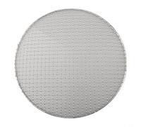 Grille ronde en acier inoxydable, filet de barbecue non coréen, grille circulaire pour bœuf et poisson, grille de refroidissement ventilée, insert vapeur, argenté (380 mm)