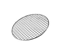 Grille Ronde en Acier Inoxydable,Maille Torsadée Robuste | Résistante à la Chaleur,Grille de Barbecue pour Camping,Foyer,Grille de Refroidissement et Égouttoir(20cm)