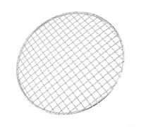 Grille ronde en acier inoxydable pour barbecue coréen, anti-adhésif, pour griller du bœuf, du poulet, du poisson, des légumes, disponible en plusieurs tailles (280 mm)