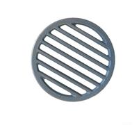 Grille ronde en fonte pour cheminées d'intérieur avec accent sur la résistance et la gestion fonctionnelle des incendies (21 cm)