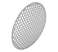 Grille ronde robuste en acier inoxydable pour barbecue, parfaite pour rôtir, cuire et égoutter efficacement les aliments (22 cm)