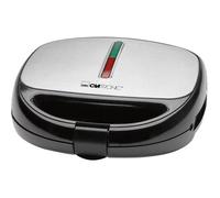 Clatronic ST/WA 3670 gaufrier et appareil à croque-monsieur 800 W Noir, Acier inoxydable