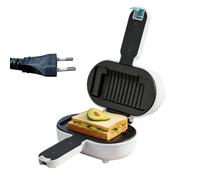 Grille-Sandwich | Presse-Sandwich Demi-Portion,Gaufrier Multifonction,Pour Petit Déjeuner Déjeuner Dîner Appartement Résidence Étudiante Restaurant Gaufre Fromage Hamburger