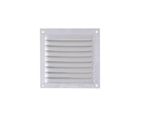 GRILLE SANS BORD ALUMINIUM 0.6 NATUREL 100x100mm