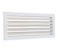 Grille simple déflexion à ailettes mobiles - 300x150mm ATLANTIC CLIM VENTIL Blanc G