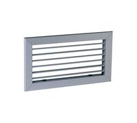 Grille simple déflexion de reprise en alu AC 101 fixation par clips 300x100 - - 11050346