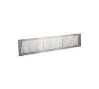 Grille simple déflexion de reprise en alu anodisé Gridlined Wall 500x100 - - 11050245