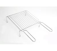 GRILLE SIMPLE SUR PIEDS 30X28 ACIER CHROME