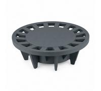 Grille siphon 230 mm pour de cours NICOLL 250x250, gris foncé