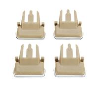 Grille Sortie Climatisation 4 Pièces Auto Voiture Climatisation Évent Voiture Center Tableau Bord A/C Évent Louvre Tranche Climatisation Feuille Clips Ensemble Accessoires(Beige)