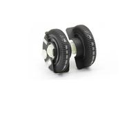 Grille Sortie Climatisation Pour Benz Pour Classe E Pour W211 Pour E220 E280 E320 E350 E55 2003-2008 2 Pièces Ensemble Voiture Avant Arrière Climatisation AC Évent Roue Roulante(-Dark Gray M 2PCS)