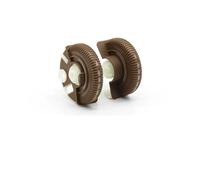 Grille Sortie Climatisation Pour Benz Pour Classe E Pour W211 Pour E220 E280 E320 E350 E55 2003-2008 2 Pièces Ensemble Voiture Avant Arrière Climatisation AC Évent Roue Roulante(-Dark Yellow M 2PCS)