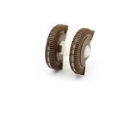 Grille Sortie Climatisation Pour Benz Pour Classe E Pour W211 Pour E220 E280 E320 E350 E55 2003-2008 2 Pièces Ensemble Voiture Avant Arrière Climatisation AC Évent Roue Roulante(Dark Yellow L R 2PCS)