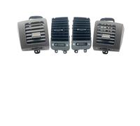 Grille Sortie Climatisation Pour Lexus Pour GX470 Pour Land Cruiser Pour Prado 120 Pour FJ120 Cadre Sortie Climatiseur Voiture Panneau Plaque D'aération(4piece outlet-brown)