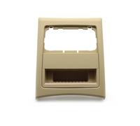 Grille Sortie D'air Climatiseur A/C Pour BMW Série 3 Pour E90 Pour E91 2005-2012 Console Arrière Climatiseur Grille D'aération Cadre Extérieur Cendrier Couvercle Garniture(Model A-Beige)