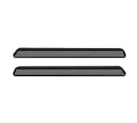 Grille sortie d'air Compatible Avec VW Pour ID.3 Pour ID.4 2021 2022 2023 2024 Sièges De Voiture Sous Le Sol Conduit D'air AC Couvercle De Grille De Sortie Accessoires En Métal(Black)