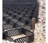 Grille stabilisatrice de gravier évolutive - Géogrille antidérapante en polyéthylène pour travaux de fondation, murs de soutènement, pentes, allées et paddocks - Solution de stabilisation du sol