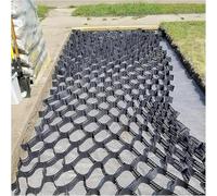 Grille stabilisatrice de gravier robuste avec trous de drainage - Grille géographique pour allée et allée pour garage, jardin, allée, pour une meilleure stabilité