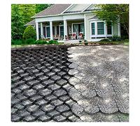 Grille stabilisatrice de gravier robuste pour allées, chemins et jardins, grille de sol de 5 cm de haut pour contrôle de la boue, du béton/du granit, disponible en longueurs de 2 m à 10 m