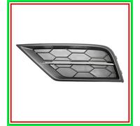 Grille supérieure gauche pare-chocs avant avec moulure chromée Vw Tiguan-(A