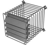Ubbink Grille de protection pour terminal horizontal avec déflecteur