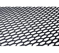 Grille Universelle Calandre Noir Nid D'abeille Pare-Choc Prise D'air 90 x 40 cm