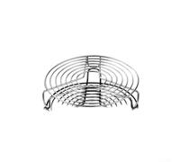 Grille Vapeur 16cm Trépied Anti-Chute Grille Vapeur 16cm Trépied(18cm) | Acier inoxydable pour robuste, pieds courts stables, anti-chute, pour idéal vapeur buns , 16cm compact