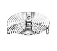 Grille Vapeur 16cm Trépied Anti-Chute Grille Vapeur 16cm Trépied(26cm) | Acier inoxydable pour robuste, pieds courts stables, anti-chute, pour idéal vapeur buns , 16cm compact