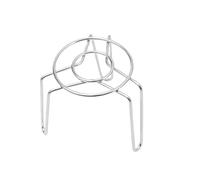 Grille Vapeur Hauteur du Support à Vapeur en Acier Inoxydable et Mini cuiseur de 2 Tailles, Cuisson la multifonctionnelle(L)